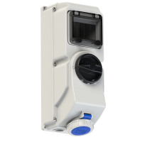 Настенная розетка 16A/230V/1P+N+E/IP67 производитель PCE 76132-6
