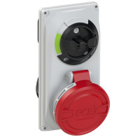 Розетка вбудована 32А/400V/3P+E/IP44, з вимк. і блокір. виробник PCE 6024-6