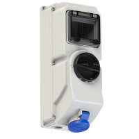 Настенная розетка 16A/230V/1P+N+E/IP44 производитель PCE 7613-6