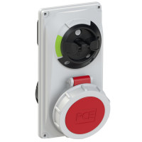 Розетка встраиваемая 16А/400V/3P+E/IP67, с откл. и блокир. производитель PCE 60142-6