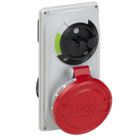 Розетка вбудована 32А/400V/3P+N+E/IP44, з вимк. і блокір. виробник PCE 6025-6