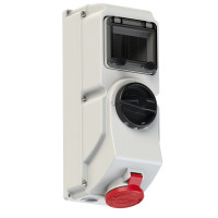 Настінна розетка 16A/400V/3P+E/IP44 виробник PCE 7614-6