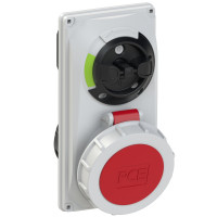 Розетка вбудована 16А/400V/3P+N+E/IP67, з вимк. і блокір. виробник PCE 60152-6