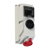 Настенная розетка с откл. и блокир. 32A/400V/3P+E/IP44 производитель PCE 7824-6