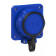 Розетка вбудована 16А/250V/2P+E/IP68 NAUTILUS виробник PCE 20341-8b