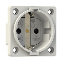 Розетка встроенная 16A/250V/2P+E/IP20 производитель PCE 10584-0ws (под заказ)