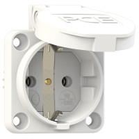 Розетка вбудована з/з 16A/250V/2P+E/IP44 виробник PCE 105-0ws