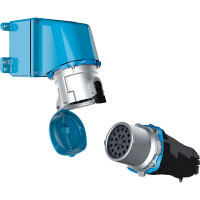 Многоконтактные соединители 20 контактов - 25 A - 415 В - IP54/IP55 - IK09 - МЕТАЛЛ