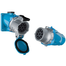Многоконтактные соединители 9 контактов - 30 A - 415 В - IP54/IP55 - МЕТАЛЛ