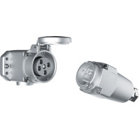 Высокотемпературное гнездо (постоянная температура 240 °C) 30 A - 500 В - IP44 - IK09 - МЕТАЛЛ