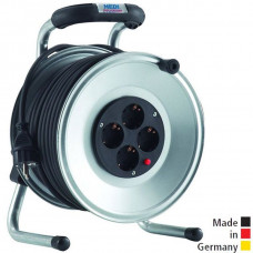 K1S25GT HEDI Подовжувач на котушці з металу D=255мм/4GS/IP20/25м H05RR-F3G1,5/термозахист