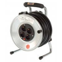 K1S50PT HEDI Подовжувач на котушці з металу D=255мм/4GS/IP20/50м H05VV-F3G1,5/термозахист