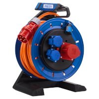 K7D2516Q2T HEDI Подовжувач на котушці із пластику D=290мм/2GS+1CEE/16A/ IP54/25м H07RN-F5G2,5 термозахист