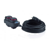 VK15NK4 HEDI Удлинитель 4GS/IP44/15м H07RN-F3G1,5/16A/220V/черный