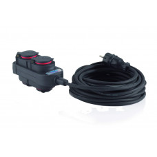 VK10NK4 HEDI Подовжувач 4GS/IP44/10м H07RN-F3G1,5/16A/220V/чорний