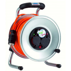 K1S40QTF HEDI Подовжувач на котушці з металу D=255мм/3GS/IP44/40м H07BQ-F3G1,5/термозахист