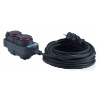 VK25NK4 HEDI Подовжувач 4GS/IP44/25м H07RN-F3G1,5/16A/220V/чорний