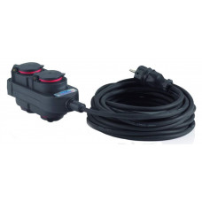 VK25NK4 HEDI Подовжувач 4GS/IP44/25м H07RN-F3G1,5/16A/220V/чорний