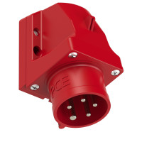 Вилка настінна фазоінвертор 16А/400V/3P+N+E/IP44 виробник PCE 7715-6