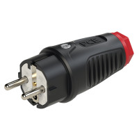 Вилка кабельна 16А/250V/2P+E/IP54 виробник PCE 0521-sr