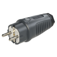 Вилка кабельна 16A/250V/2P+E/IP54 виробник PCE 0511-as