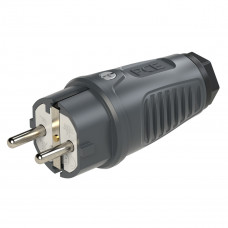 Вилка кабельна 16A/250V/2P+E/IP54 виробник PCE 0511-as
