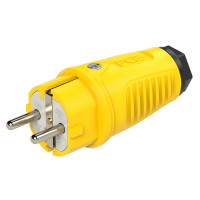 Вилка кабельна 16A/250V/2P+E/IP54 виробник PCE 0511-es