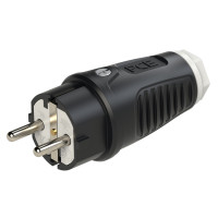 Вилка кабельна 16A/250V/2P+E/IP54 виробник PCE 0511-sw