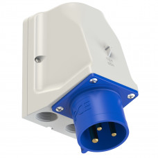 Вилка настінна 32А/230V/1P+N+E/IP44 виробник PCE 9523-6