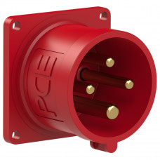 Вилка вбудована 16А/380V/3P+E/IP44 виробник PCE 614-6f3
