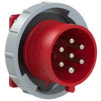 Вилка встроенная 32A/400V/6P+E/IP67, производитель PCE 6272-6v
