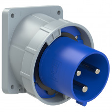 Вилка вбудована похила 125A/230V/1P+N+E/IP67 виробник PCE 743-6