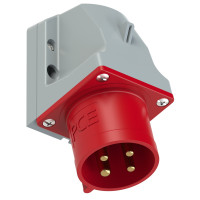 Вилка настінна 32A/400V/3P+E/IP44 виробник PCE 524-6tt