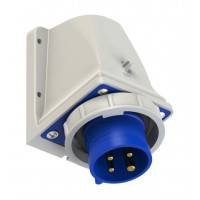 Вилка настенная 16А/230V/3P+E/IP67 производитель PCE 5142-9k