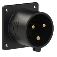 Вилка вбудована 32А/230V/1P+N+E/IP44 виробник PCE 623-6x
