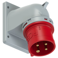 Вилка вбудована кутова 32А/400V/3P+E/IP44 виробник PCE 77724-6tt