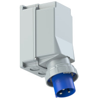 Вилка настінна 125А/230V/1P+N+E/IP67 виробник PCE 543-6