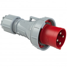 Вилка кабельна 63А/400V/3P+E/IP67 виробник PCE 034-6