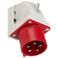 Вилка настінна 32А/400V/3P+N+E/IP44 виробник PCE 525-6