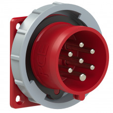 Вилка вбудована 16A/400V/6P+E/IP67, виробник PCE 6172-6v