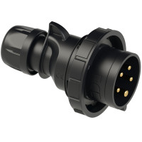 Вилка кабельная 32А/400V/3P+N+E/IP67 черная производитель PCE 0252-6x