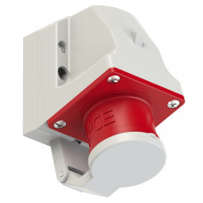 Вилка настінна 16А/400V/3P+E/IP44 з кришкою виробник PCE 514-6d