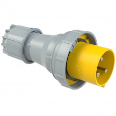 Вилка кабельна 125А/110V/1P+N+E/IP67 виробник PCE 043-4
