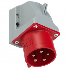 Вилка настінна 32А/400V/3P+N+E/IP44 виробник PCE 525-6tt