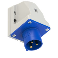 Вилка настінна 16А/230V/1P+N+E/IP44 виробник PCE 513-6