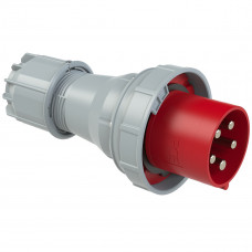 Вилка кабельна 125А/400V/3P+N+E/IP67 виробник PCE 045-6