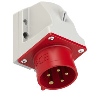 Вилка настінна 16А/400V/3P+N+E/IP44 виробник PCE 515-6