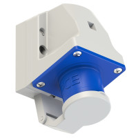 Вилка настенная 16А/230V/1P+N+E/IP44 с крышкой производитель PCE 513-6d
