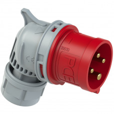 Вилка кабельна кутова 32А/400V/3P+E/IP44 виробник PCE 8024-6tt