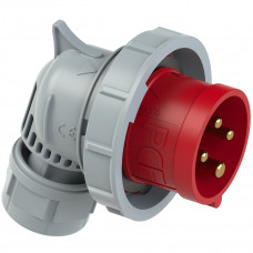 Вилка кабельна кутова 16А/400V/3P+E/IP67 виробник PCE 80142-6tt